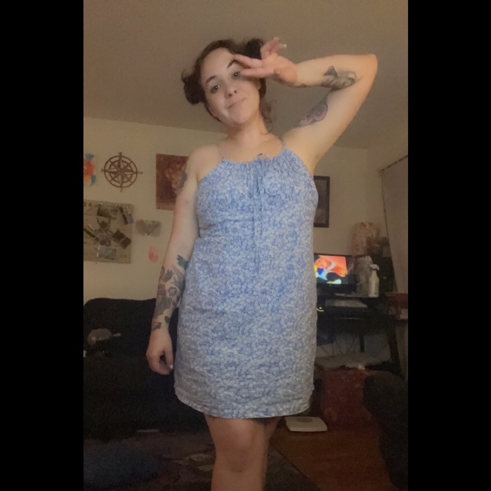 90’s  PANDORA adjustable  draw string spaghetti strap dress